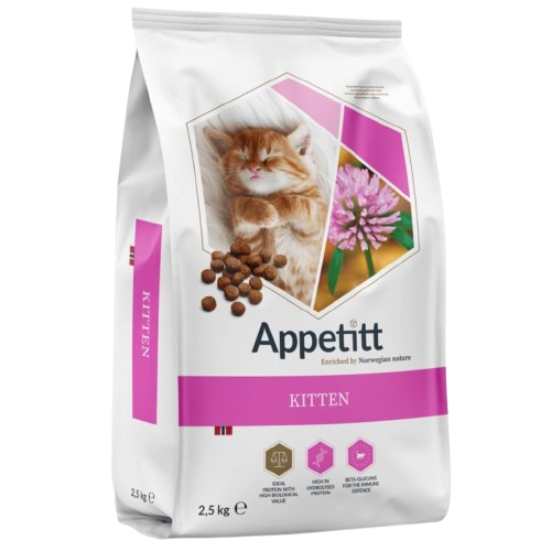 APPETITT - Cat Kitten 800 g - Katt - Helse og pels - Kosttilskudd - Tørrfôr - Dyrekassen.no