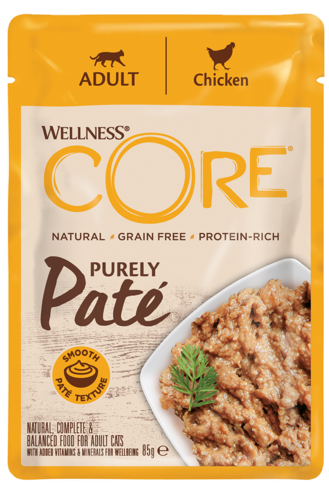 CORE Petfood Kattepostei, kylling 85 g