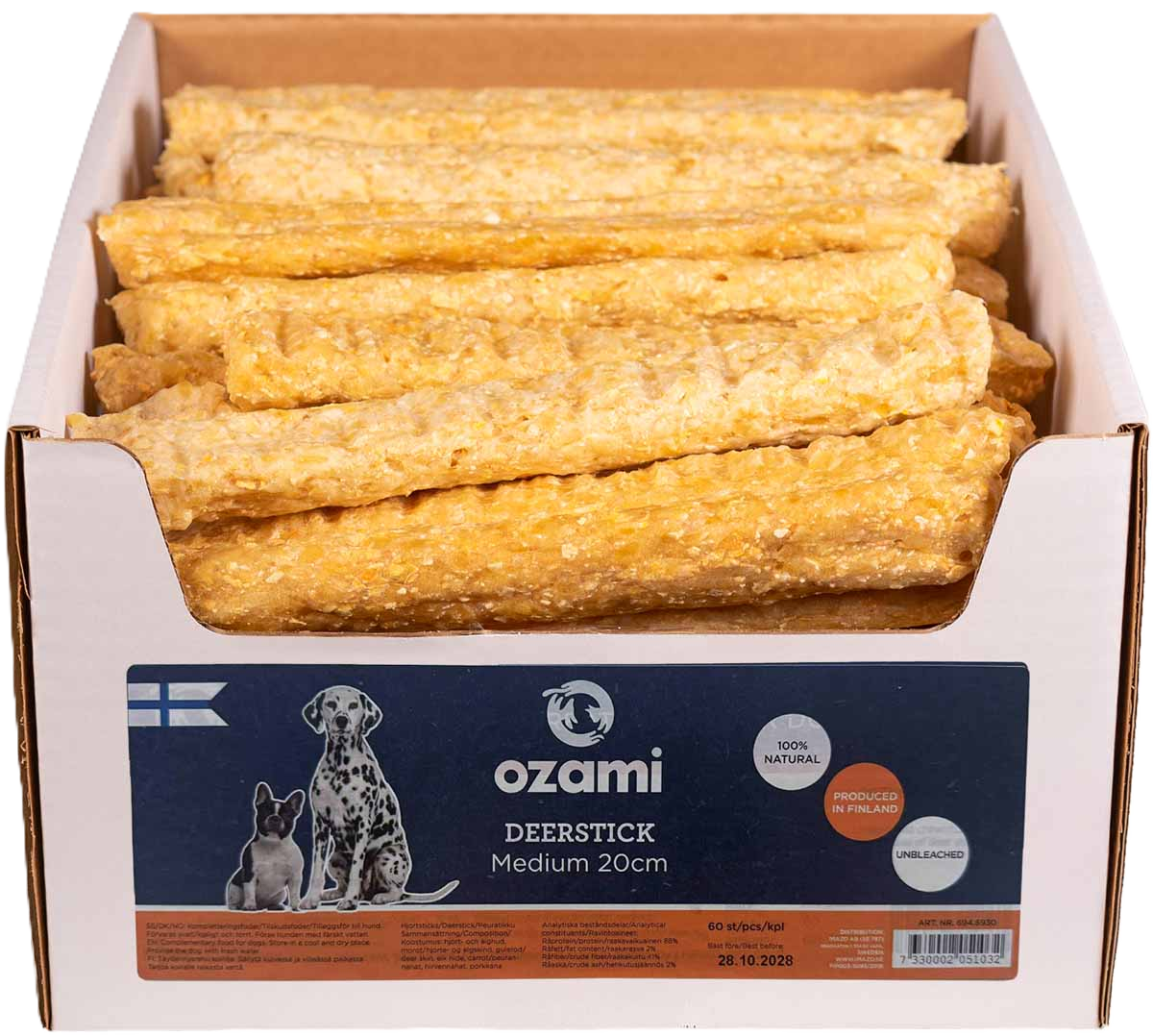 Ozami Dog Deer Sticks Medium 20 cm