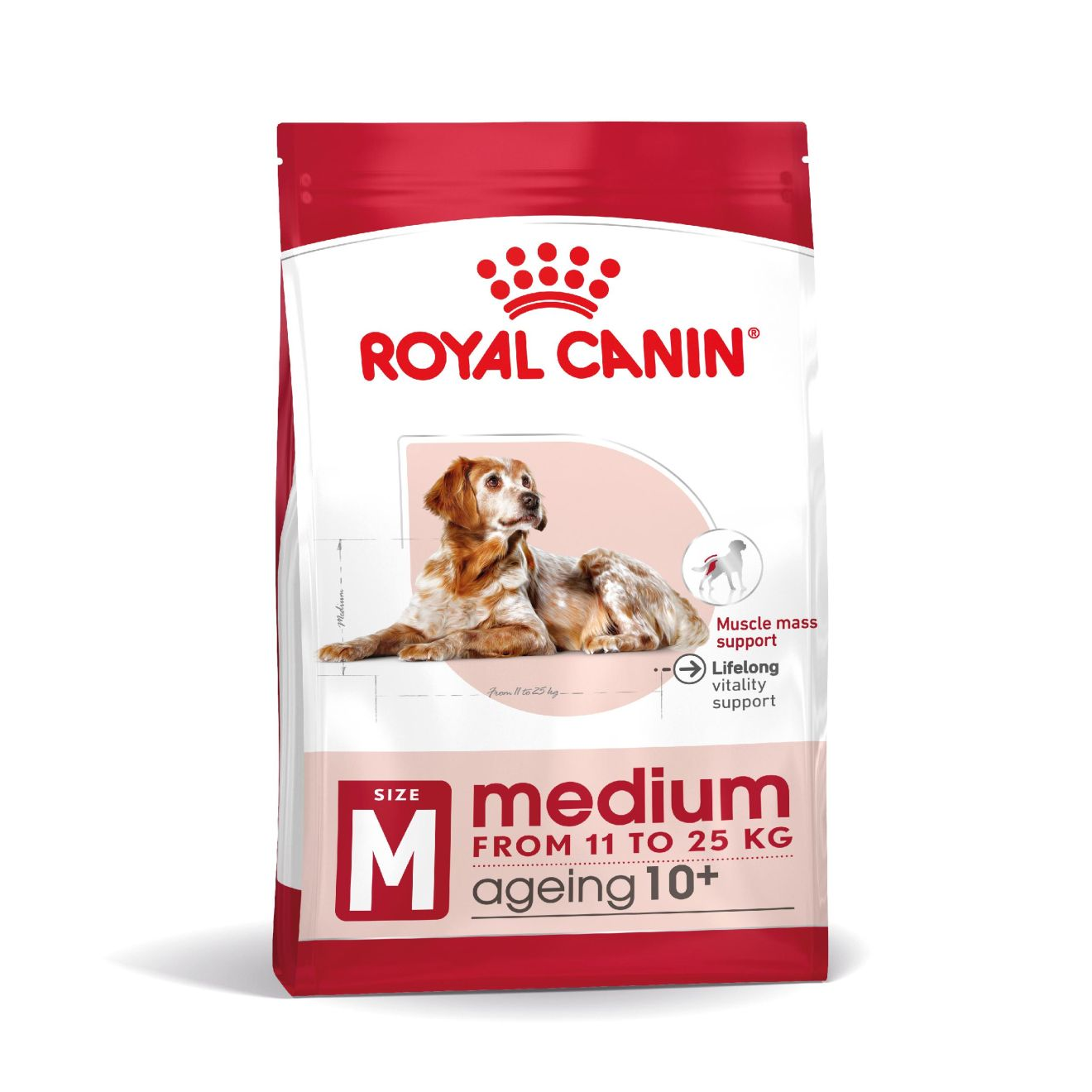 Royal Canin - Medium Ageing 10+ Ageing Tørrfôr for hunder 15 kg - Hund - Hundefôr - Dyrekassen.no