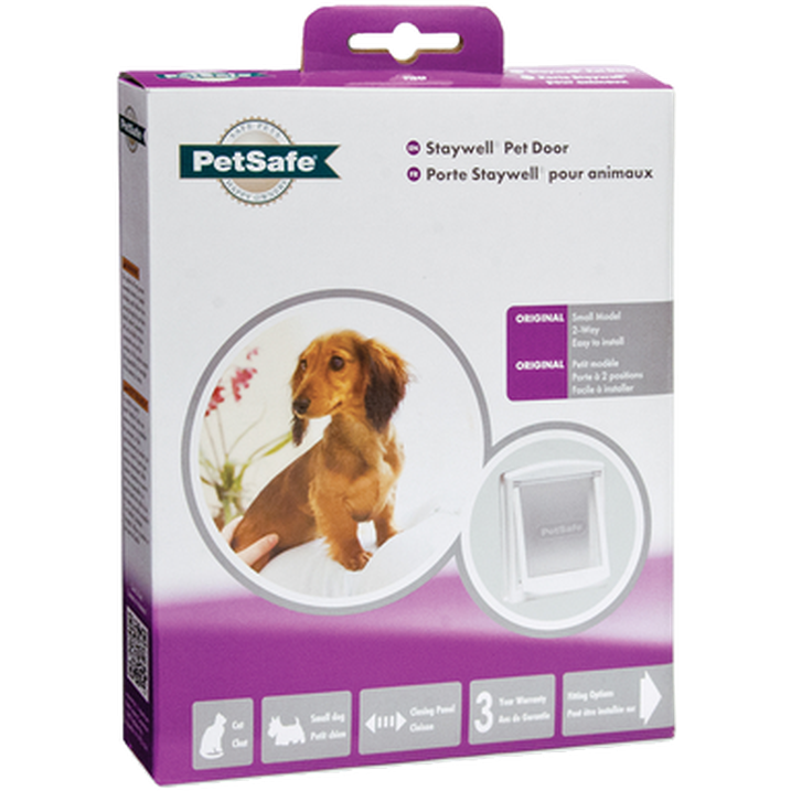Petsafe - Staywell Original 2-veis kjæledyrdør hvit - Katt - Helse og pels - Hygiene - Katteluker - Dyrekassen.no