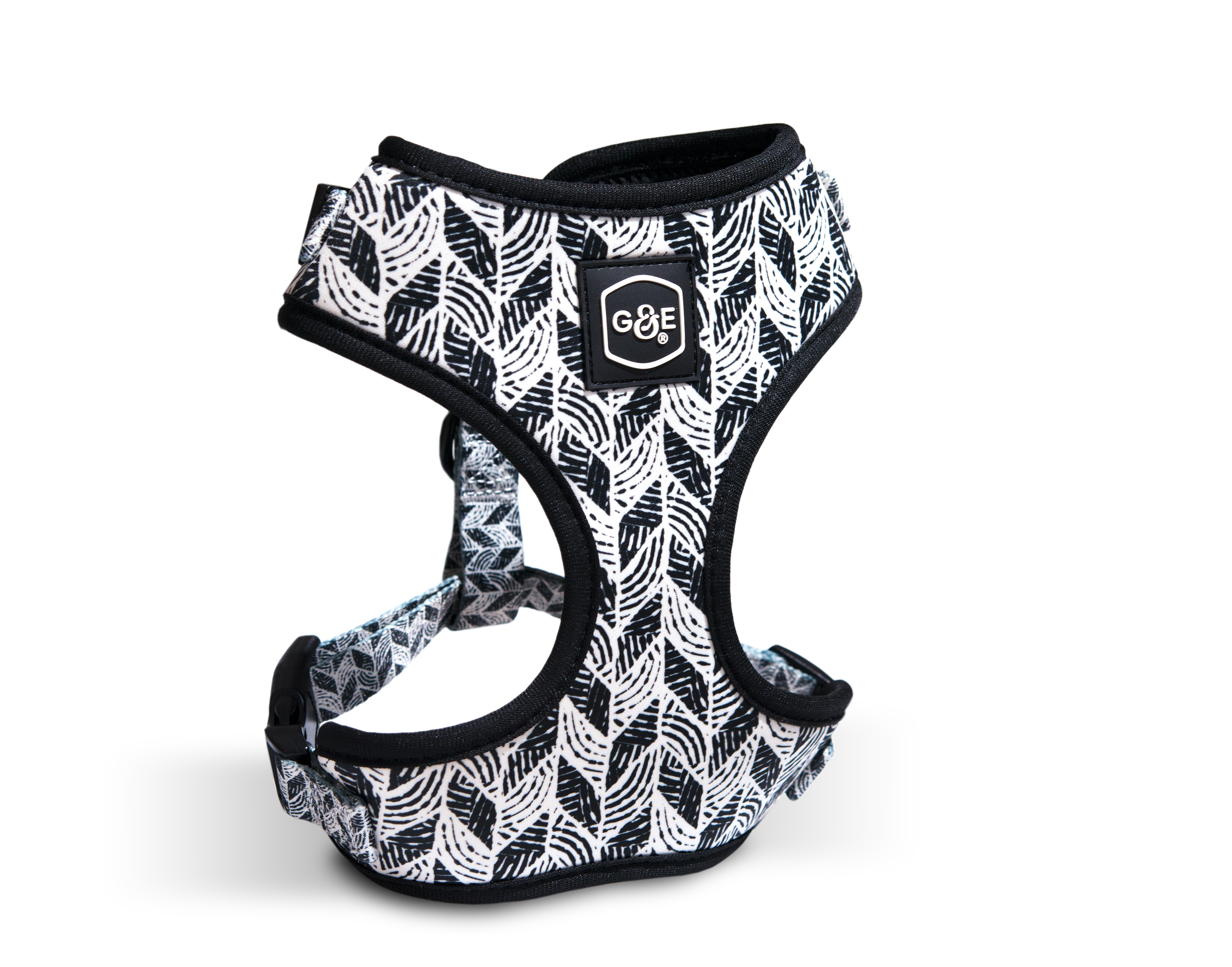 Gustaf och Evita - Sele Trendish Soft XXS, Hals 24-32 cm, Bryst 28-38 cm, Mønstret - Hund - Hundebur - Hundeseler - Dyrekassen.no
