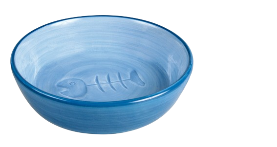 Trixie Keramisk skål katt fiskebein 0,2 L 13 cm