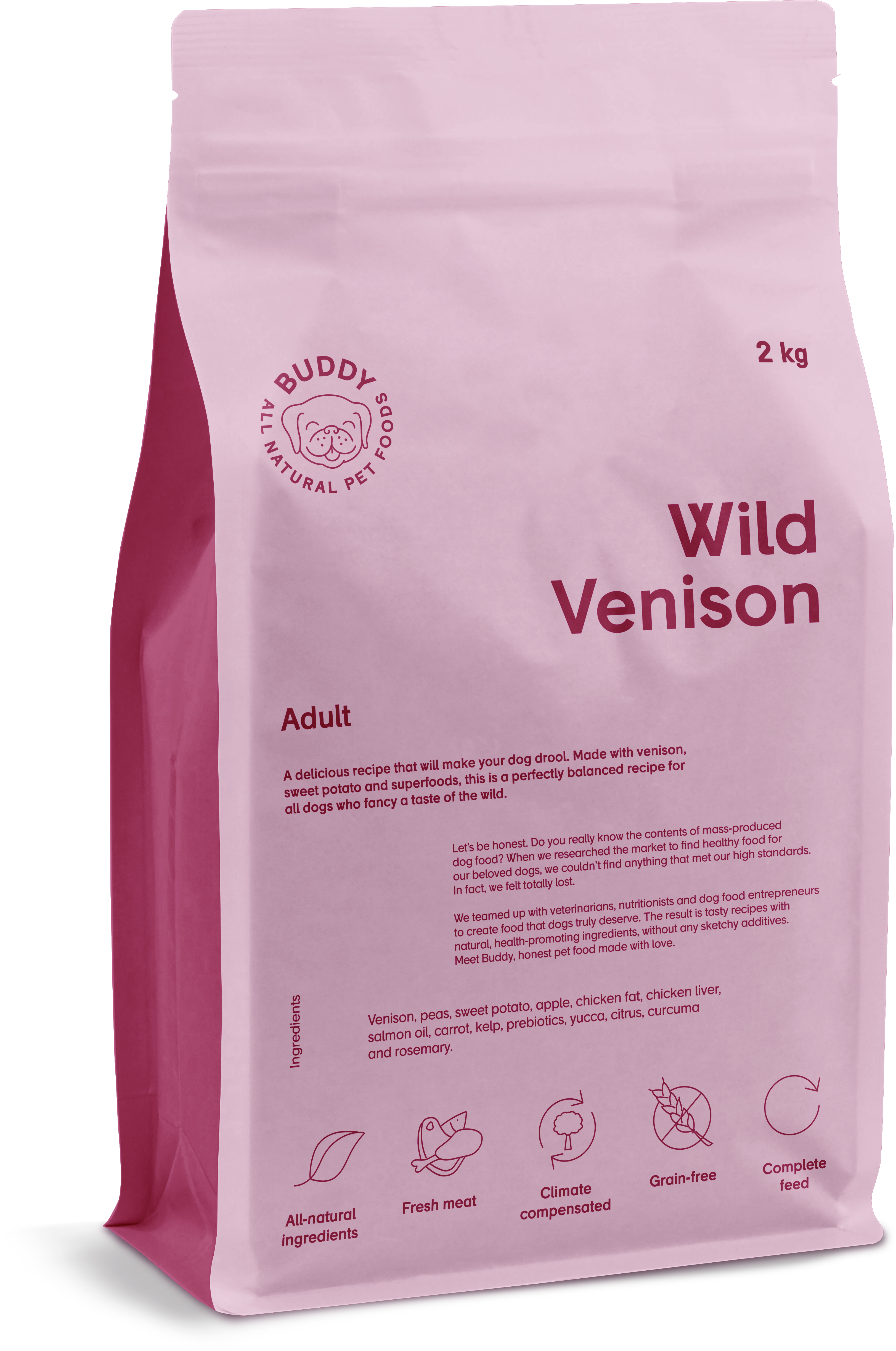 Buddy Pet Foods Vilt fra hjort