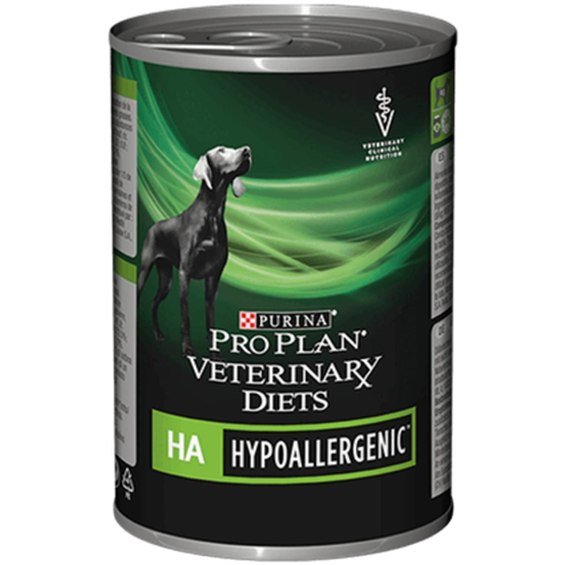 Purina Pro Plan Veterinary Diets - PVD Canine HA allergivennlig mousse 400 g - Katt - Helse og pels - Kosttilskudd - Veterinærfôr - Dyrekassen.no