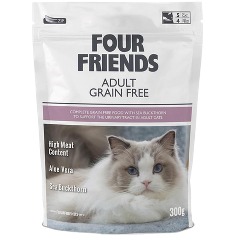 FourFriends - Cat Adult Grain Free 6 kg - Katt - Helse og pels - Kosttilskudd - Tørrfôr - Dyrekassen.no
