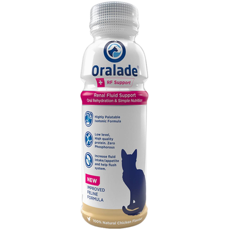 Oralade - Oralade Væskestøtte for kattens nyrer 330 ml - Smådyr - Aktivisering - Hinder og tunnel - Kosttilskudd og vitaminer - Dyrekassen.no