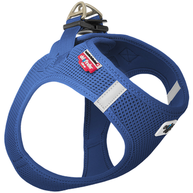 Curli - Vest Harness Air-Mesh - Step in Blue X-Large - Hund - Hundebur - Hundeseler - Dyrekassen.no