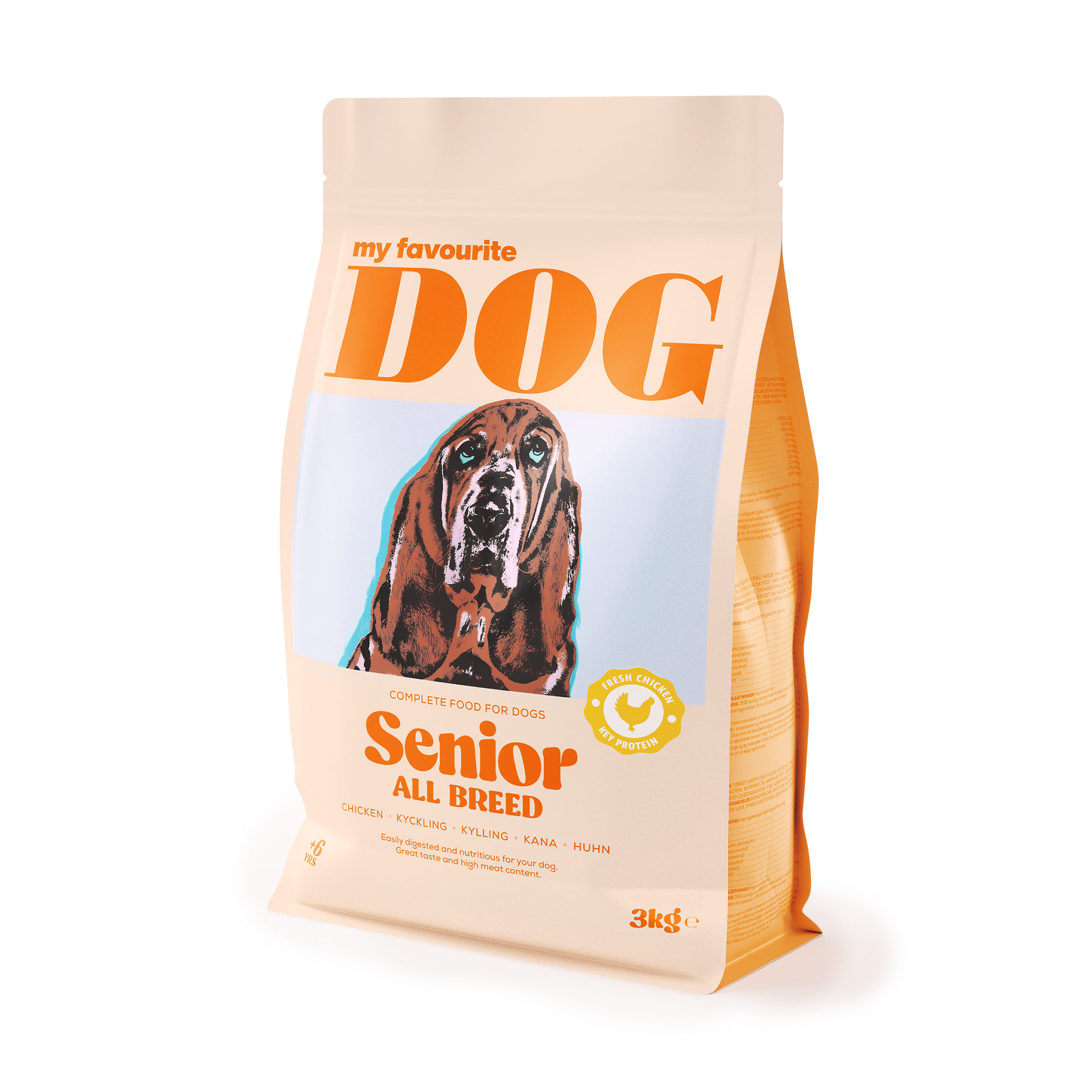 Senior Dog Kylling 3 kg