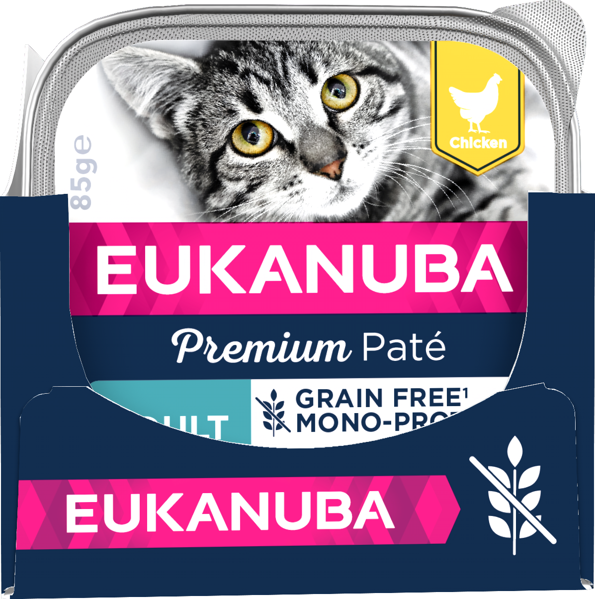 Eukanuba Katt Grain Free Adult Kyllingpaté Mono 12x85g