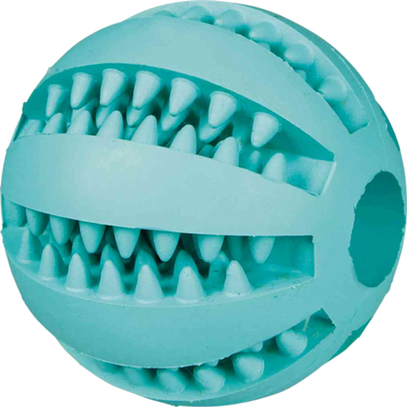 Denta Fun Mintfresh Baseball - naturgummi grønn 5 cm