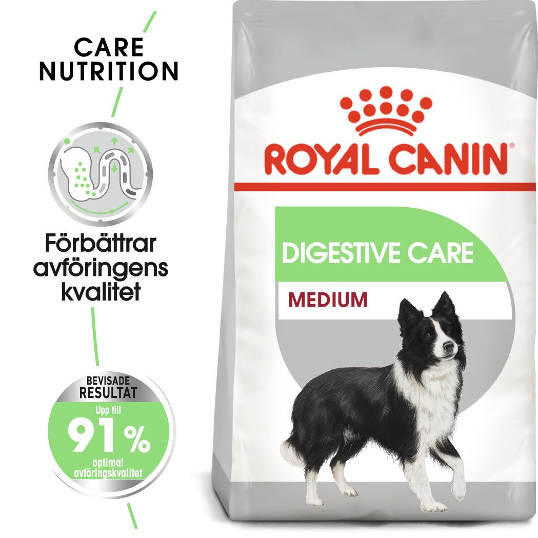 Royal Canin - Digestive Care Adult Medium tørrfôr for hunder 3 kg - Hund - Tørrfôr - Dyrekassen.no