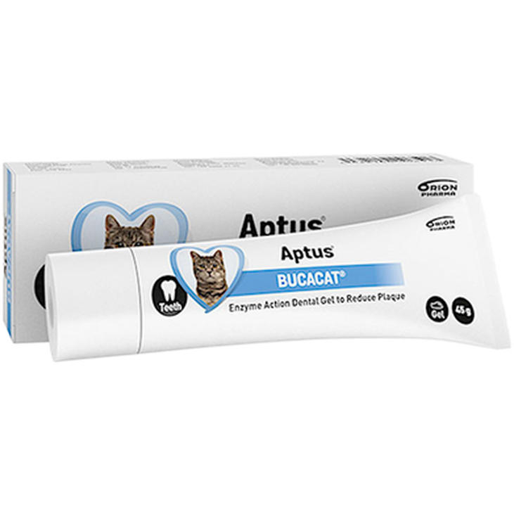 Aptus - Bucacat Tannkrem 45 g - Katt - Helse og pels - Hygiene - Poter og klør - Flåttmiddel til katt - Dyrekassen.no