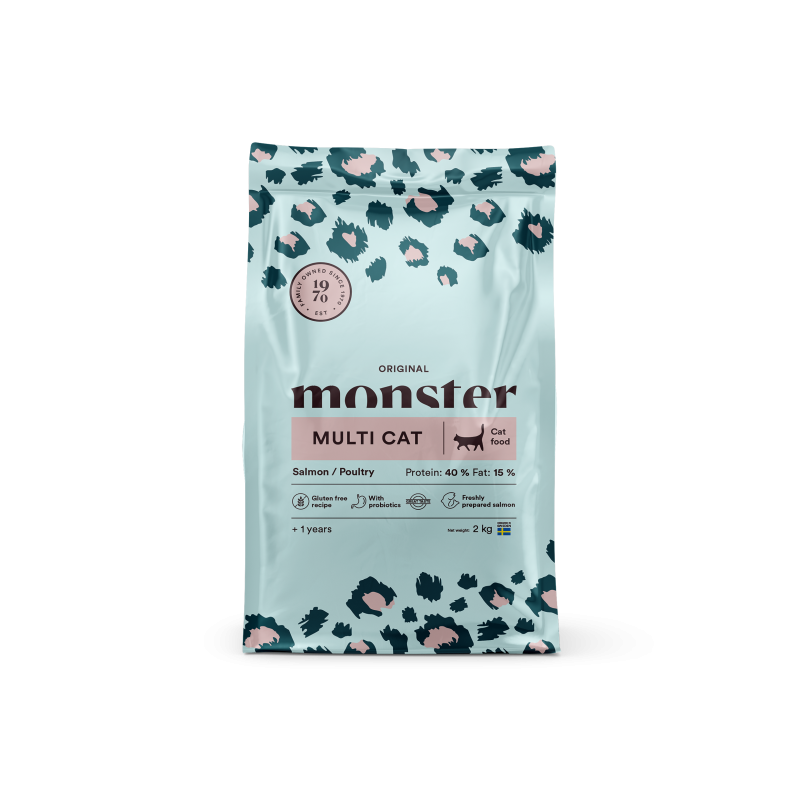 Monster Pet Food Cat Original Multicat Salmon/Poultry
