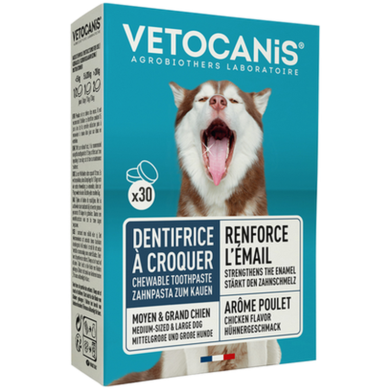 Hundetannkrem til å tygge turkis i 30-pakning