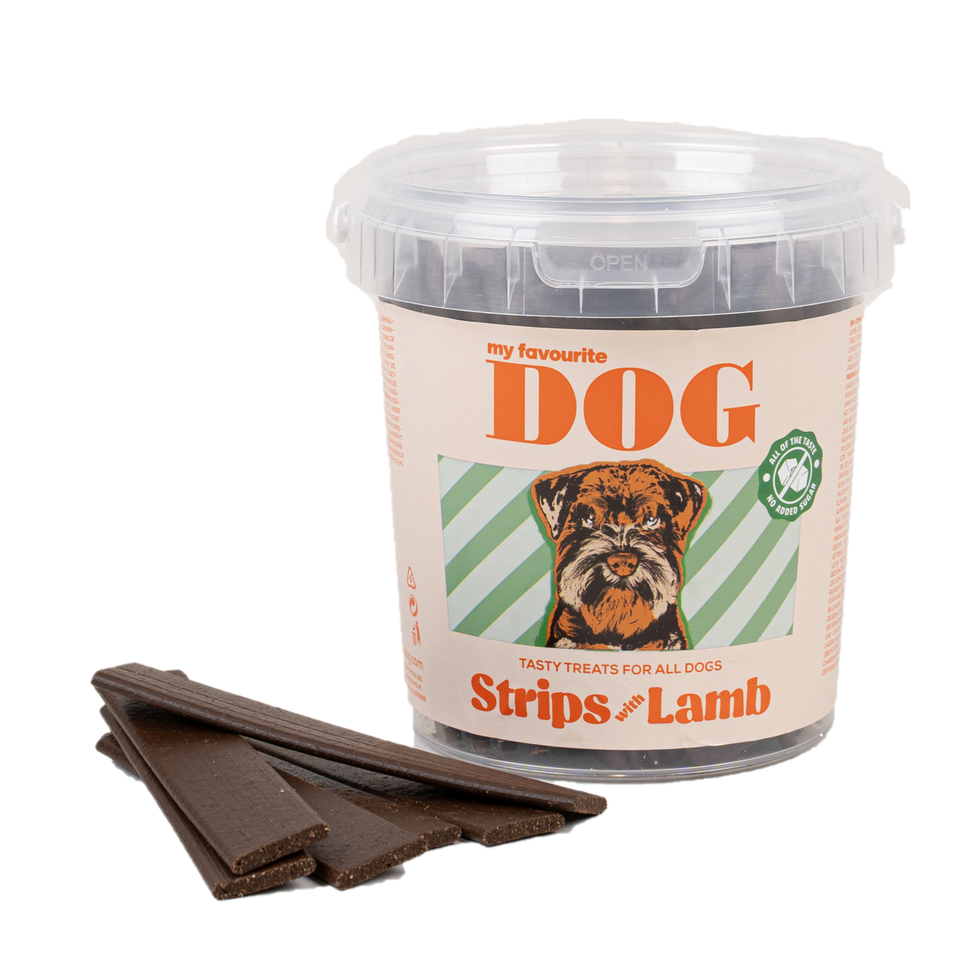 My favourite DOG - Strips med lam 500 g - Hund - Hundegodteri - Dyrekassen.no
