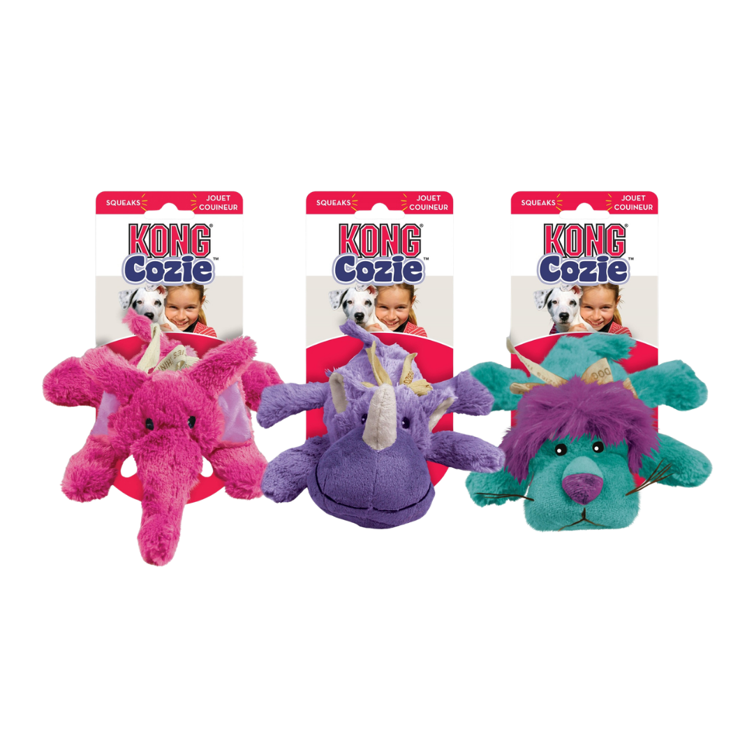 Kong Cozies Brights Dog Toy Medium 22x13x8cm