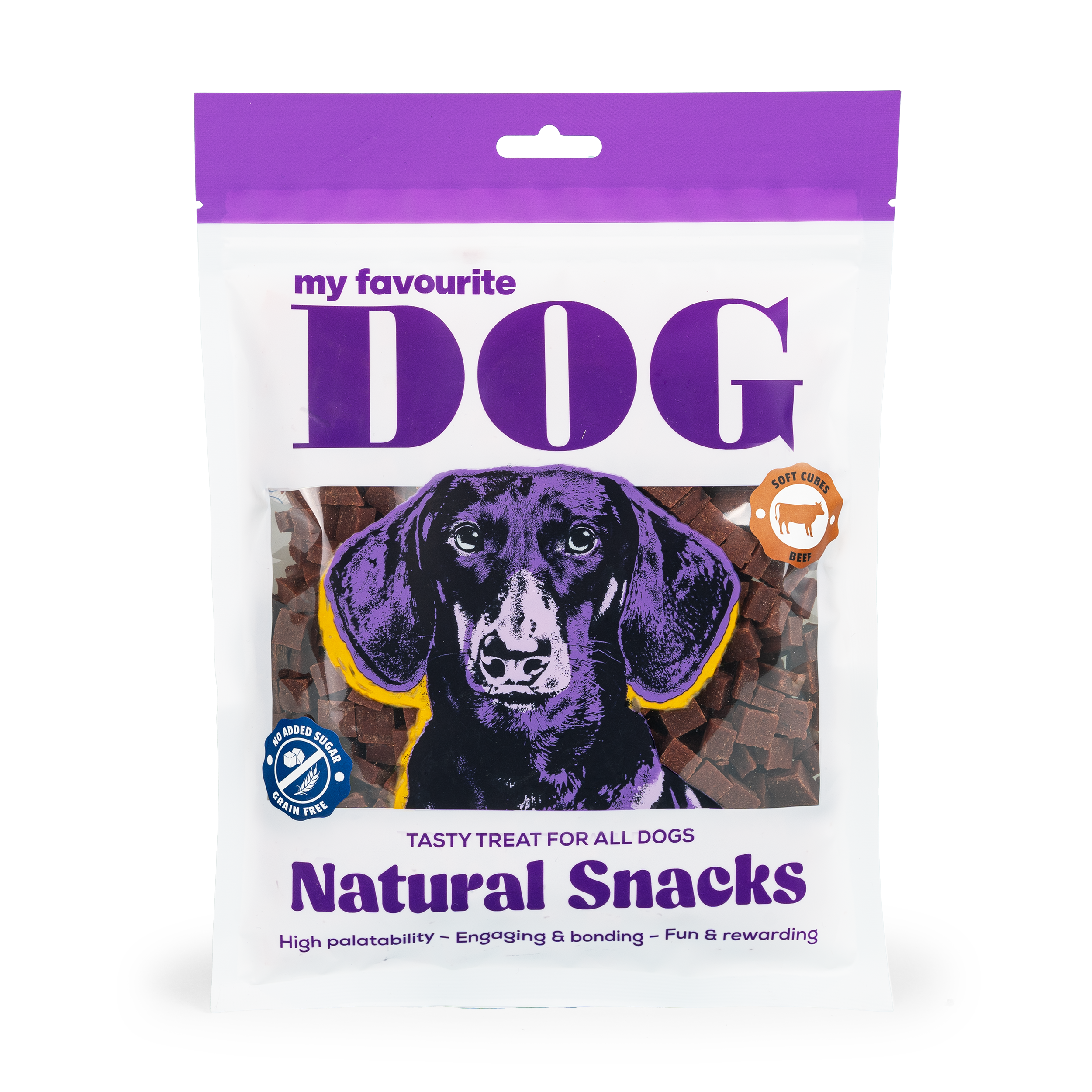 My favourite DOG - Hundebiff i terninger, 0,5 cm, 400 g - Hund - Hundegodteri - Dyrekassen.no