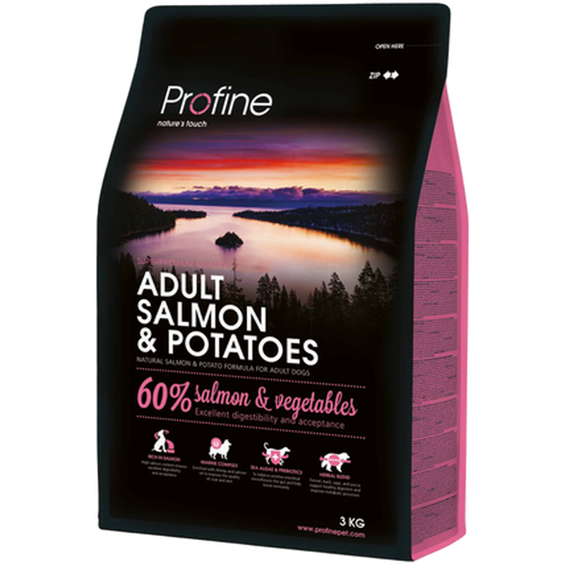 Tørrfôr Adult laks & poteter 3 kg