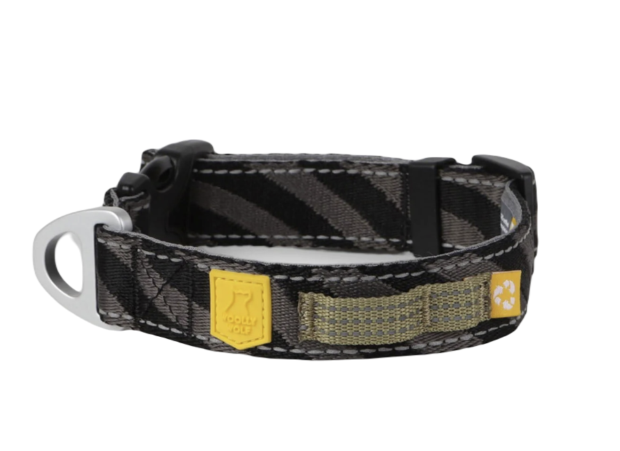 Woolly Wolf - Halskjede Roam Black Ripple - XS - Hund - Hundebur - Hundehalsbånd - Dyrekassen.no