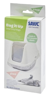 Bag it Up søppelposer gjennomsiktige Giant