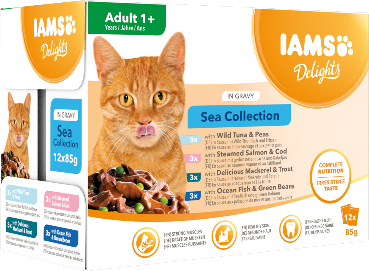 Cat Delights Gravy Multipack Sjø 12x85g
