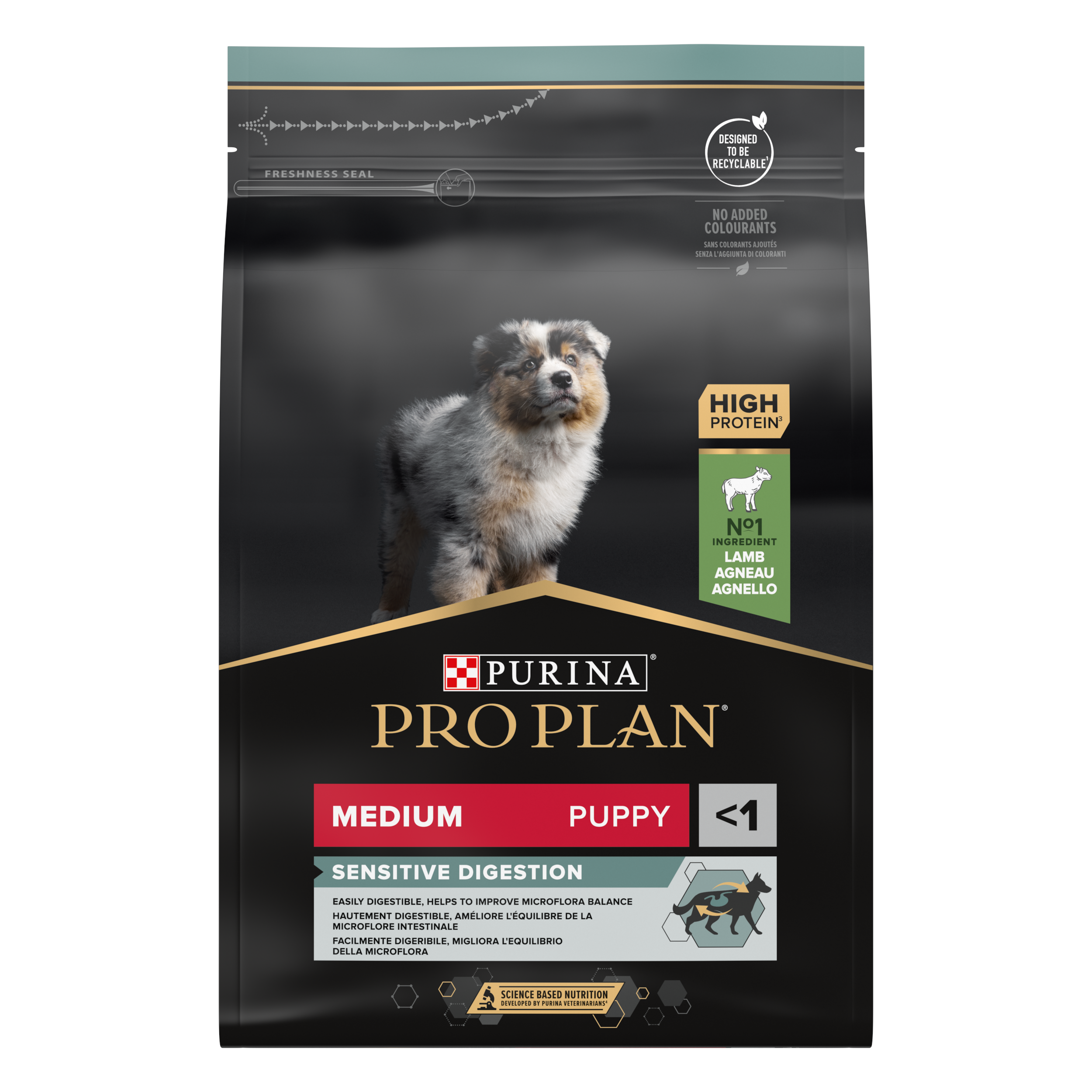 Purina Pro Plan - Puppy Sensitive Digestion Medium Lamb tørrfôr til valper 3 kg - Hund - Tørrfôr - Dyrekassen.no