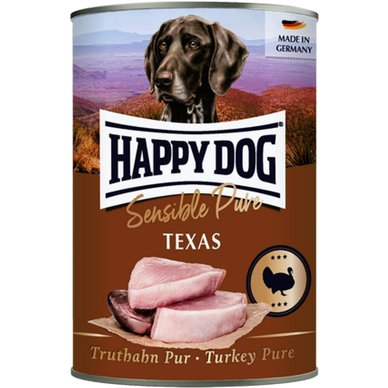 Happy Dog Wet Dog Food Tinned GrainFree 100% Turkey 400g