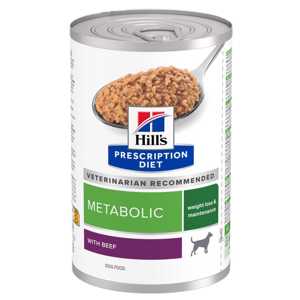 Hill's Prescription Diet Dog - Metabolic Weight Management Beef - Våtfôr til hund 370 g - Hund - Våtfôr - Dyrekassen.no