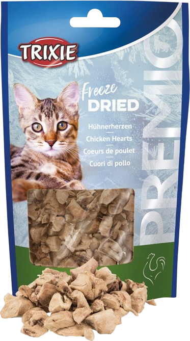 Premio frysetørkede kyllinghjerter