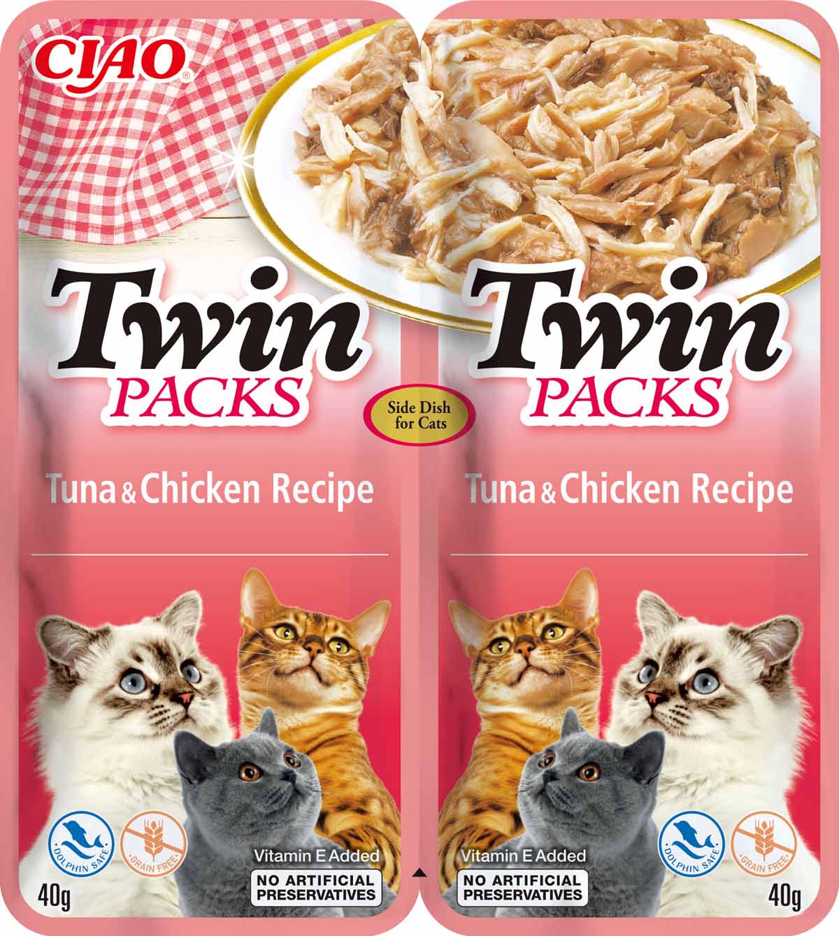 Twin Packs Tuna/Chicken In Tuna Broth