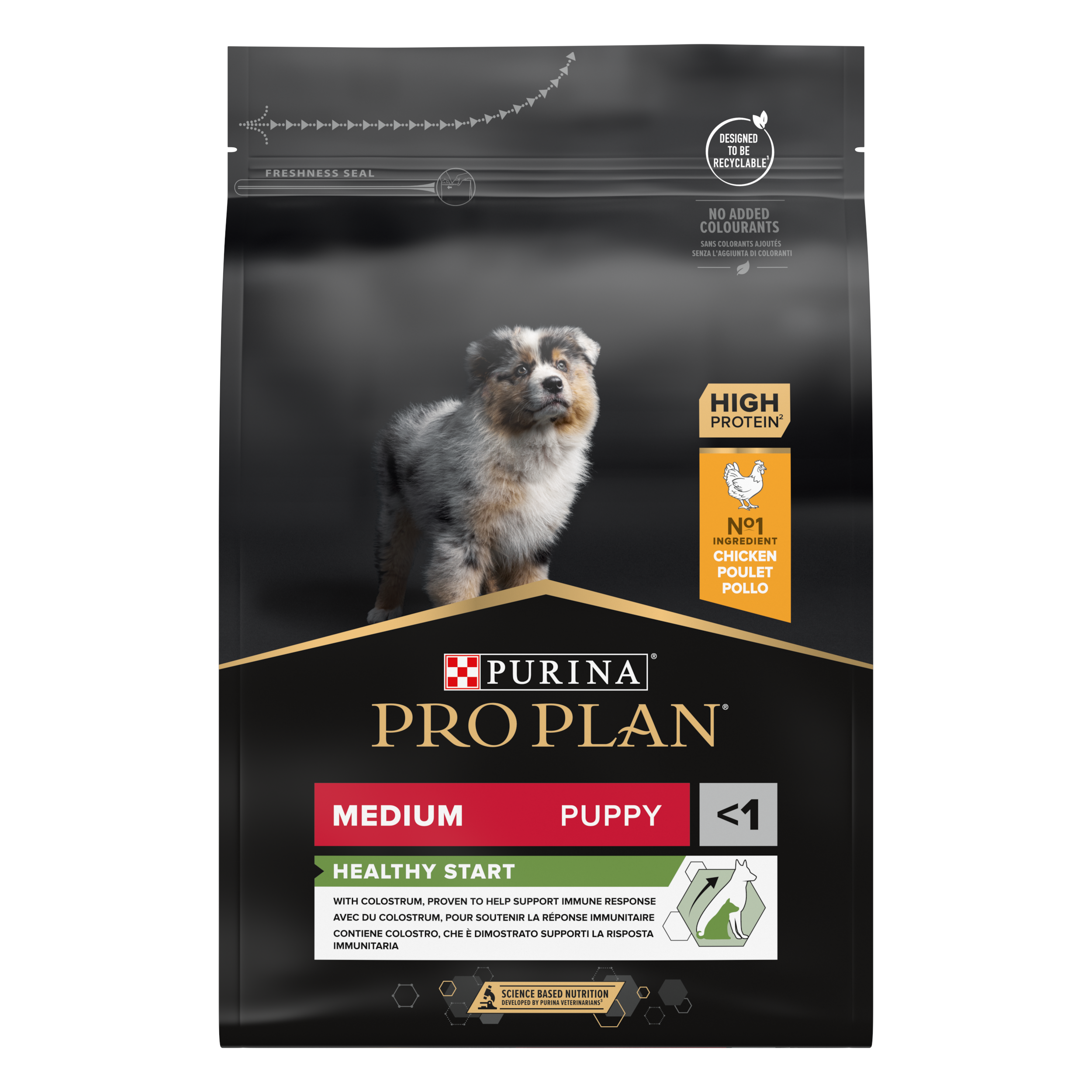 Puppy Healthy Start Medium tørrfôr til valper 3 kg