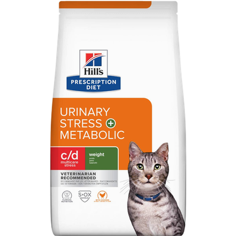 c/d Urinary Stress + Metabolic Dry Cat Food 8 kg