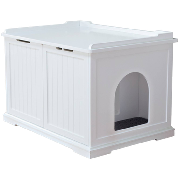 Trixie - Kattehus til kattetoaletter Hvit 75 x 51 x 53 cm - Katt - Helse og pels - Hygiene - Kattetoalett og tilbehør - Dyrekassen.no