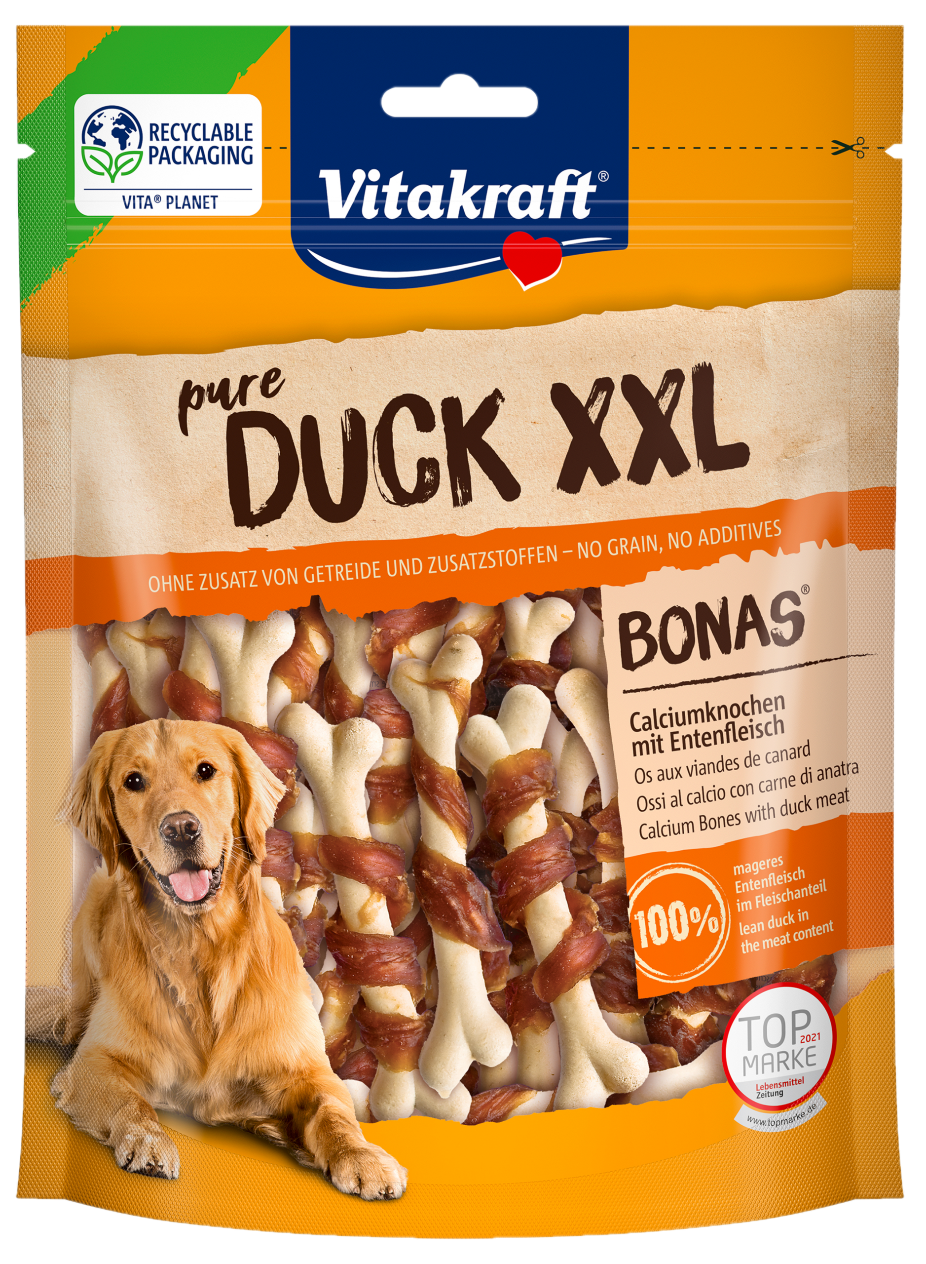Pure DUCK XXL Bonas, 200 g