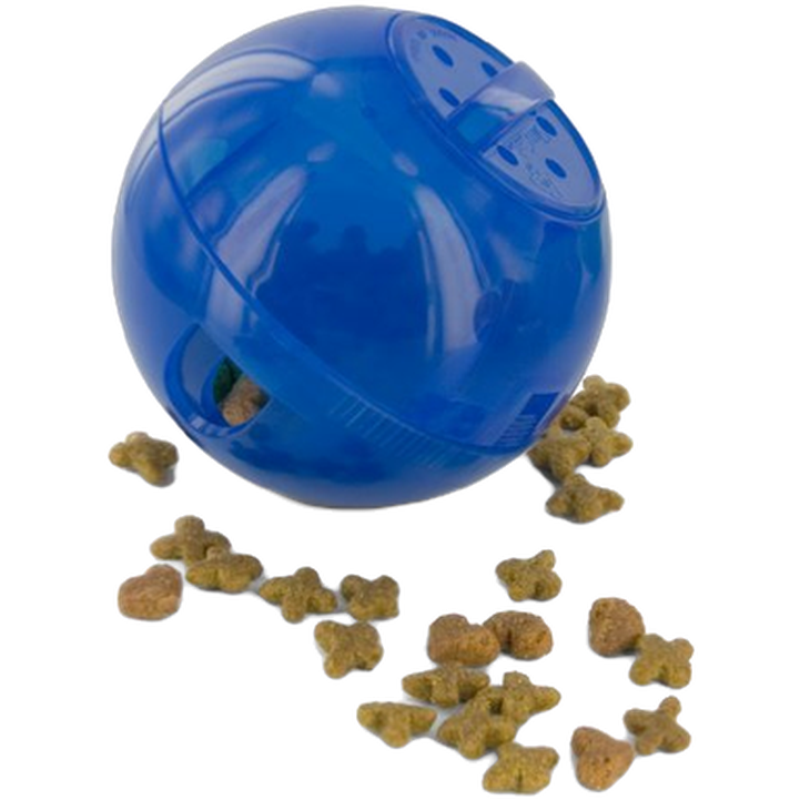 Petsafe SlimCat interaktiv matkule for katter, blå