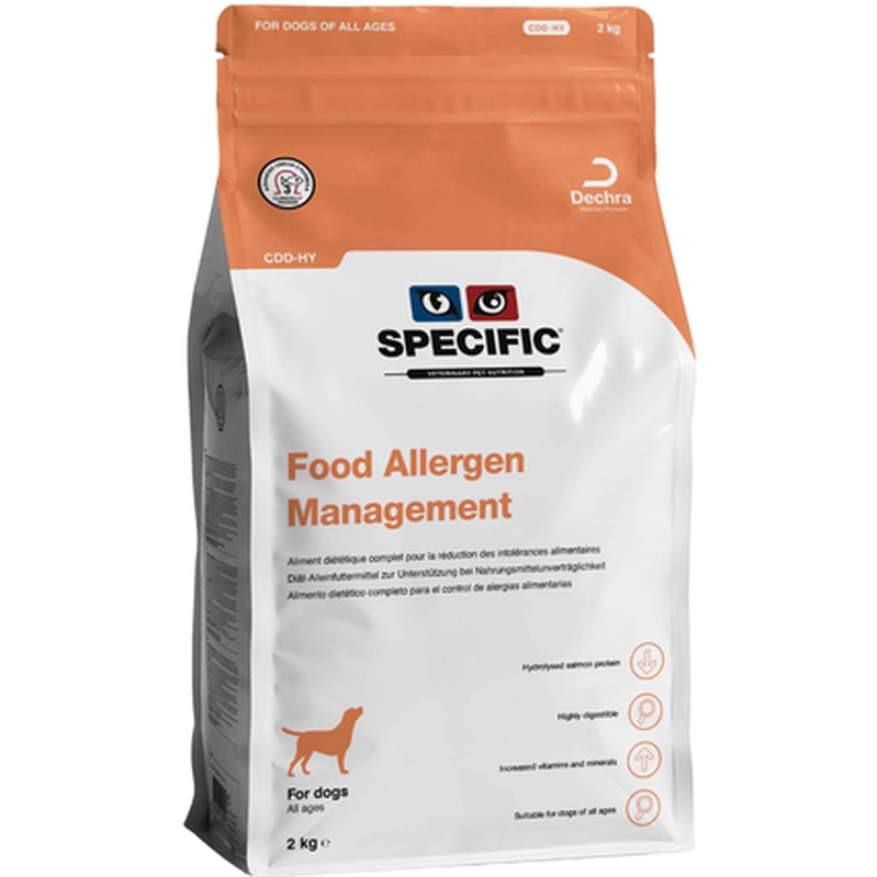 Specific - Dogs CDD-HY Food Allergen Management 12 kg - Katt - Helse og pels - Kosttilskudd - Veterinærfôr - Dyrekassen.no