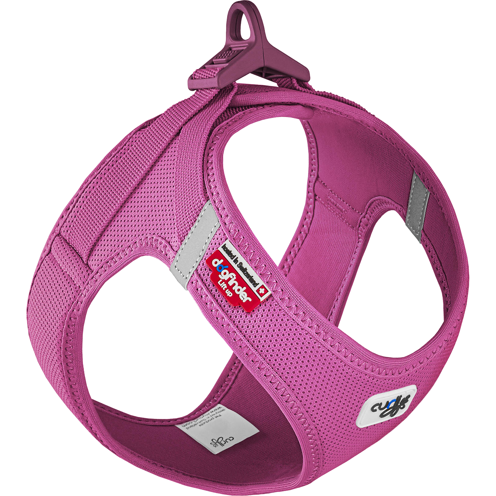 Curli Vest Harness Clasp Air-Mesh - Step i fuchsia XXX-Small