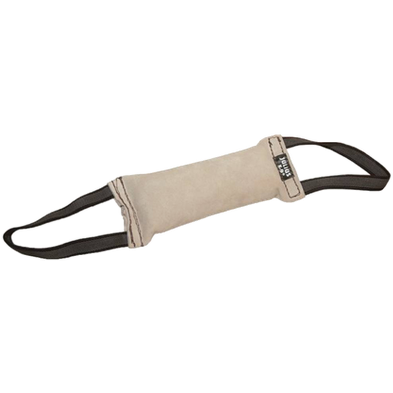 Julius-K9 - Tug Leather 2 Handles 25x5,5cm - Hund - Kobbel og bånd - Flexi bånd - Langliner og sporliner - Dyrekassen.no