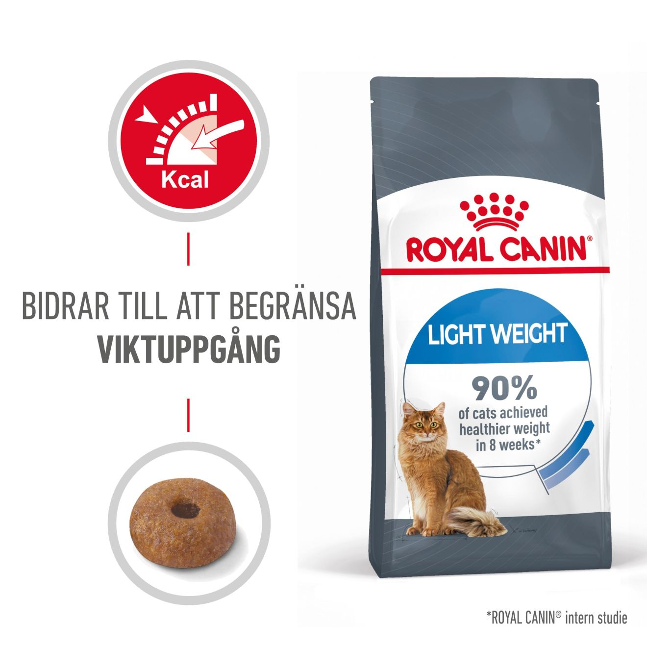 Feline Light Weight Care tørrfôr til katter 3 kg