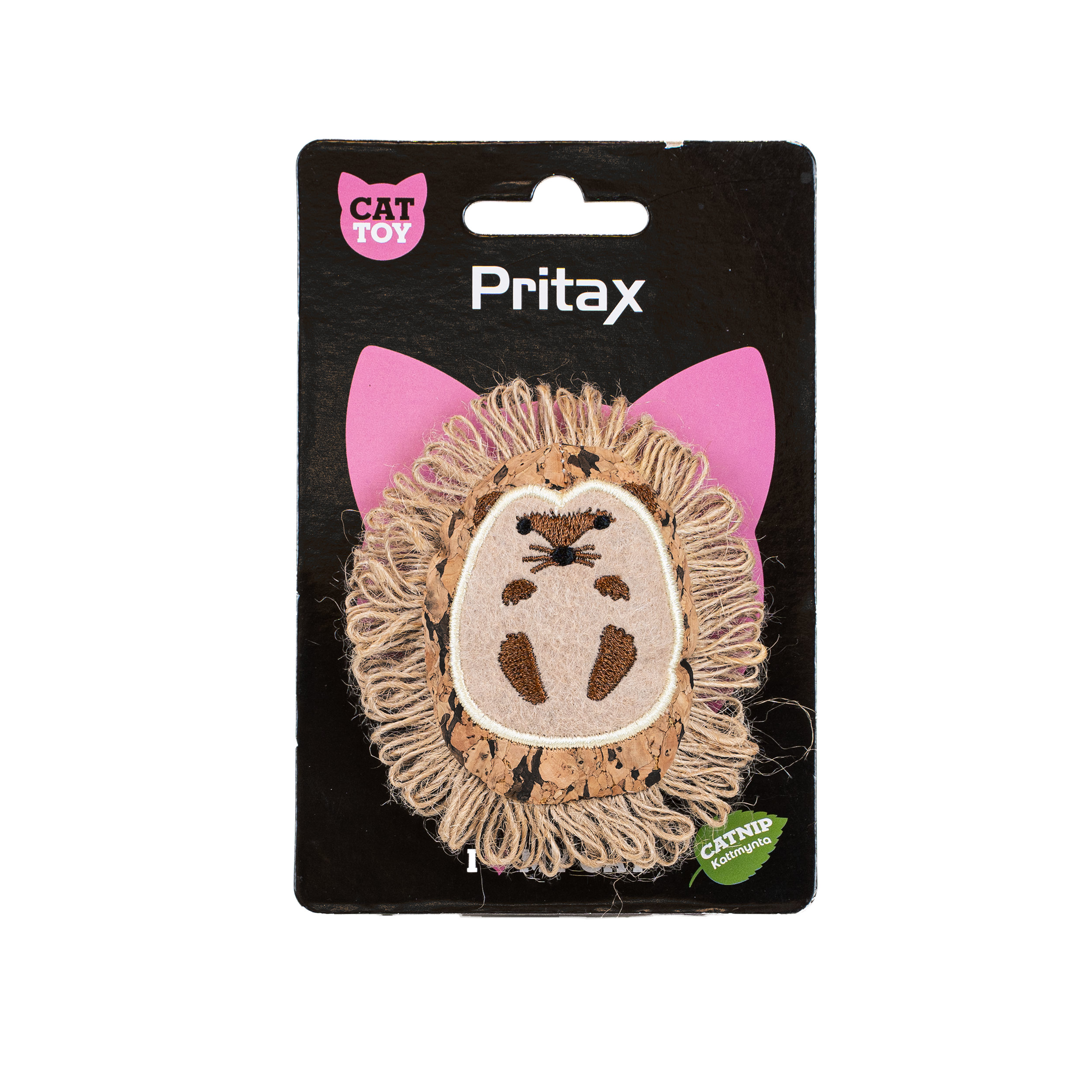 Pritax - Katteleke Natural Ritva, 8x10x2cm, Brun - Katt - Helse og pels - Hygiene - Katteleker - Dyrekassen.no