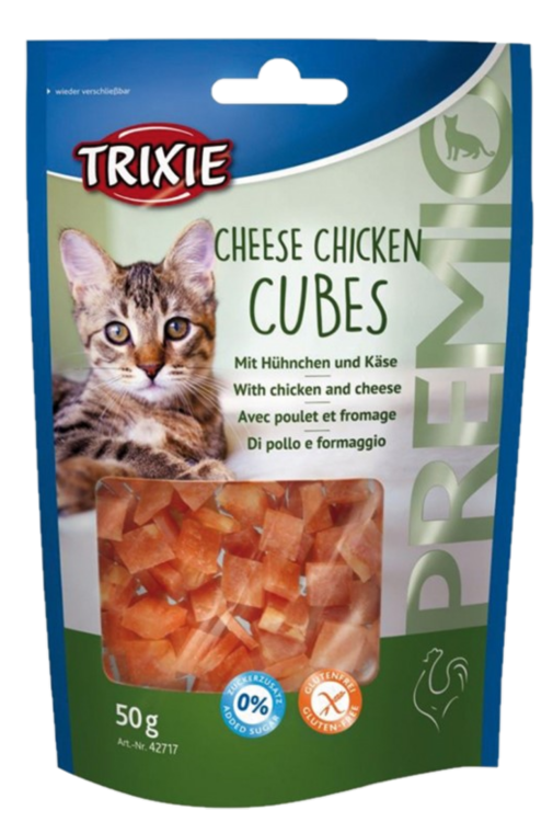 Trixie Premio ost kylling i terninger 50 g