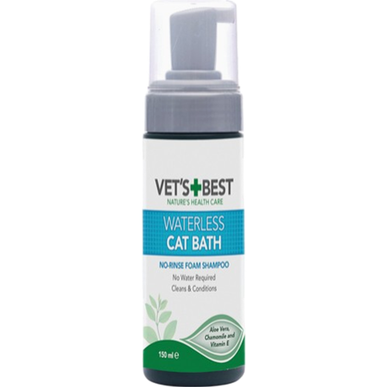 Vet's Best - Vannfritt kattebad 150 ml - Hygiene - Kattepleie - Katteshampo og balsam - Dyrekassen.no