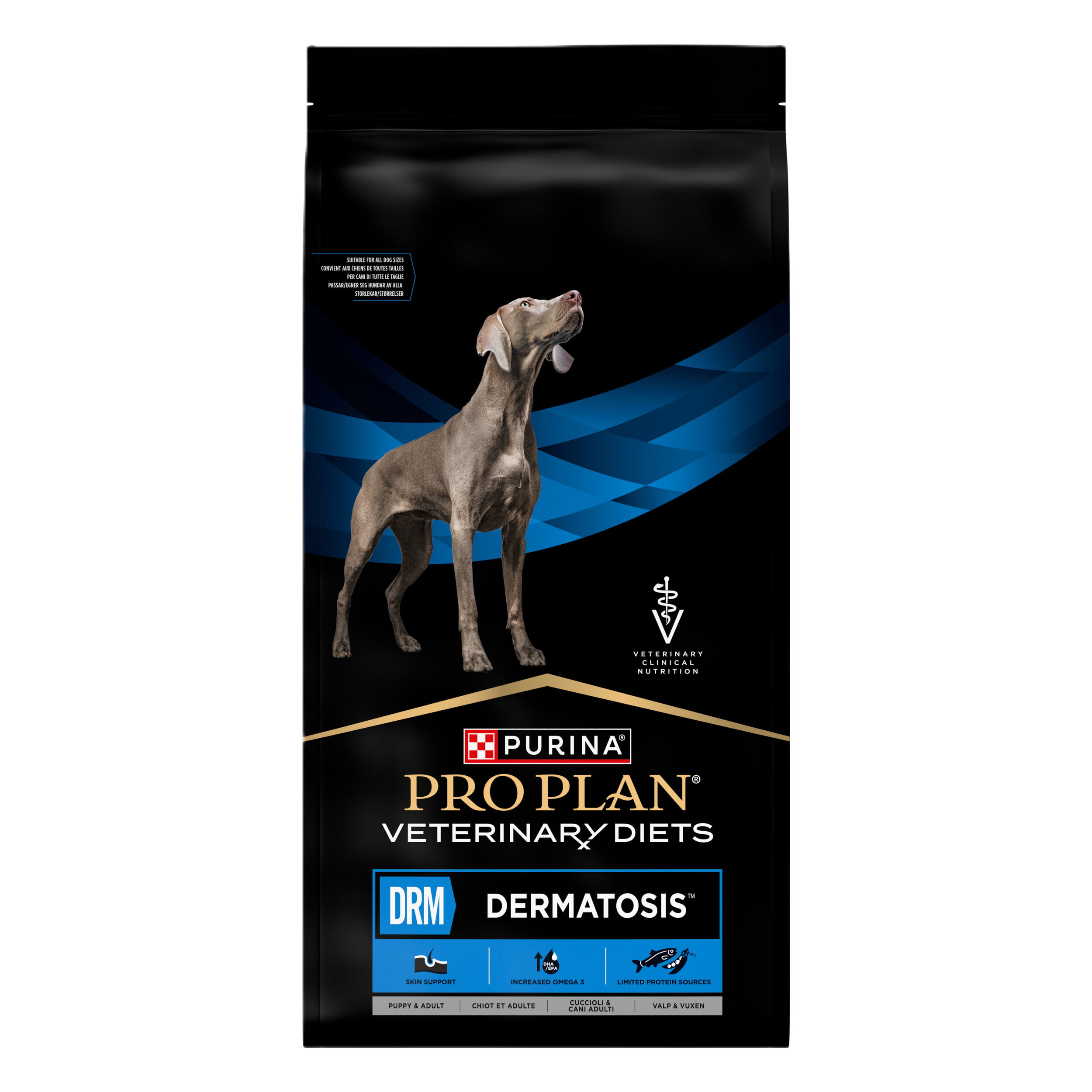 Purina Pro Plan Veterinary Diets PVD DRM Dermatose hos hund 12 kg