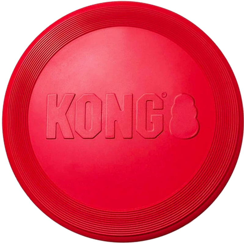 Kong Classic Flyer frisbee Large ca Ø 23 x2,8cm Rød