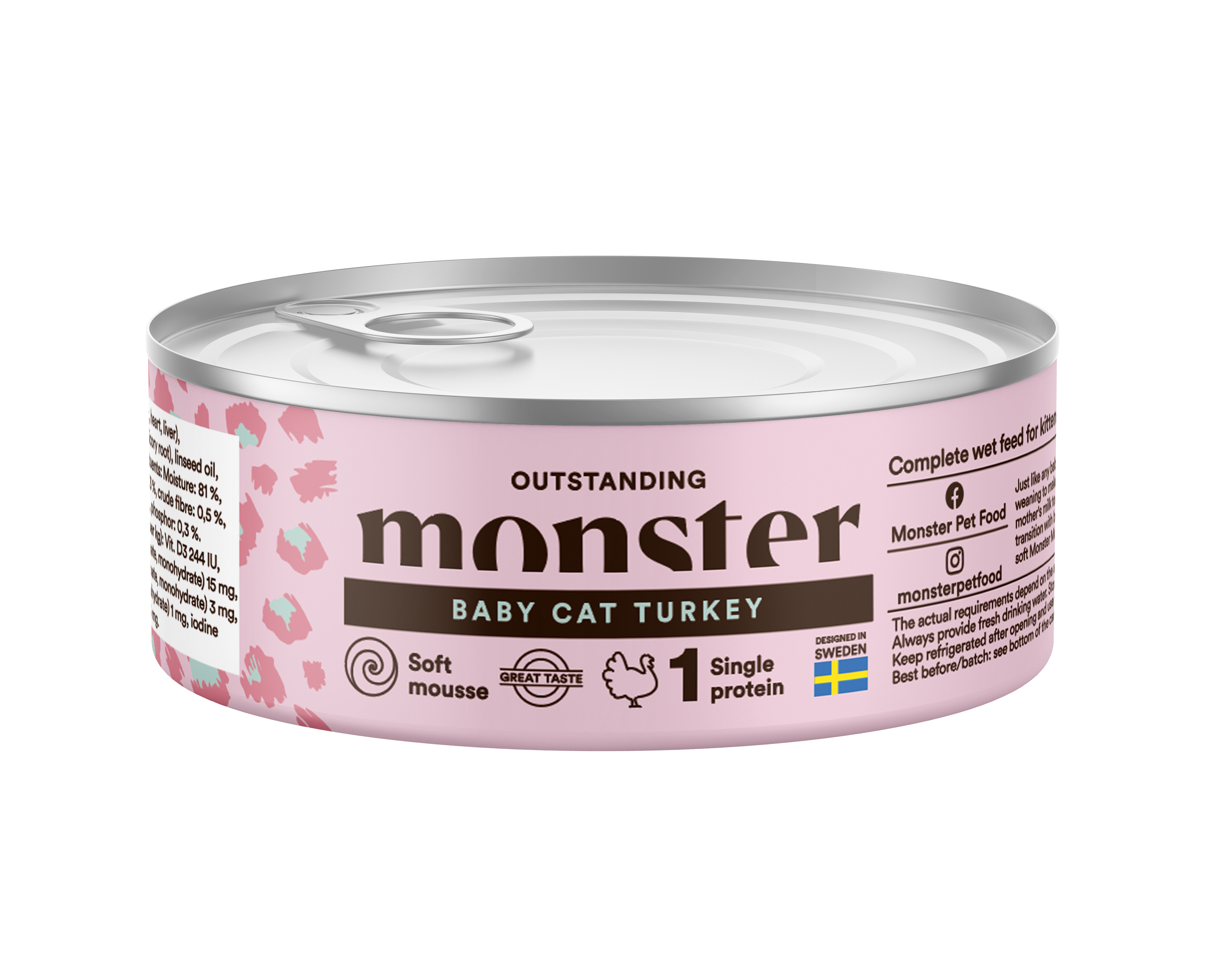 Monster Pet Food Baby Mousse Can 100 g
