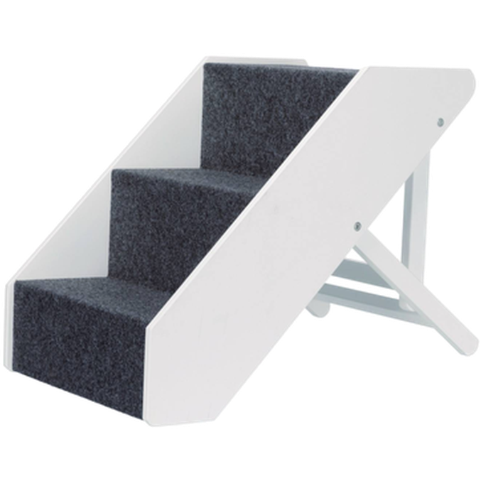 Trixie - Pet Stairs høydejusterbar hundetrapp hvit 67 x 40 cm - Hund - Helse og pels - Pelspleie - Shampoo og pleie - Bilramper - Dyrekassen.no