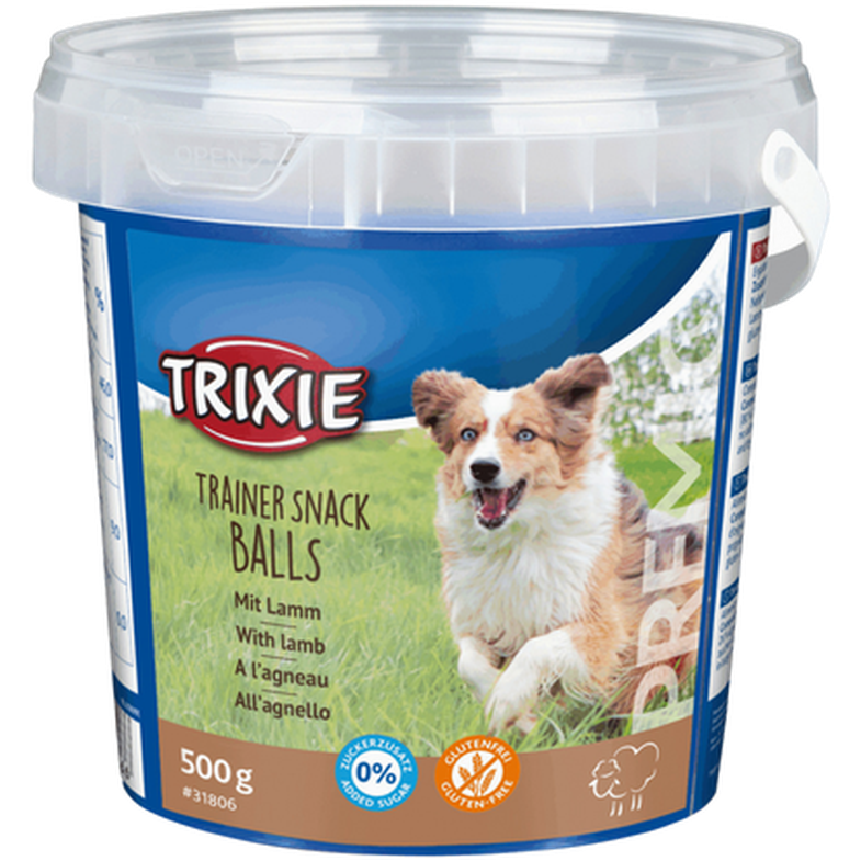 Trixie - Premio Trainer Snack Balls Lammebrun 500g - Hund - Hundegodteri - Dyrekassen.no