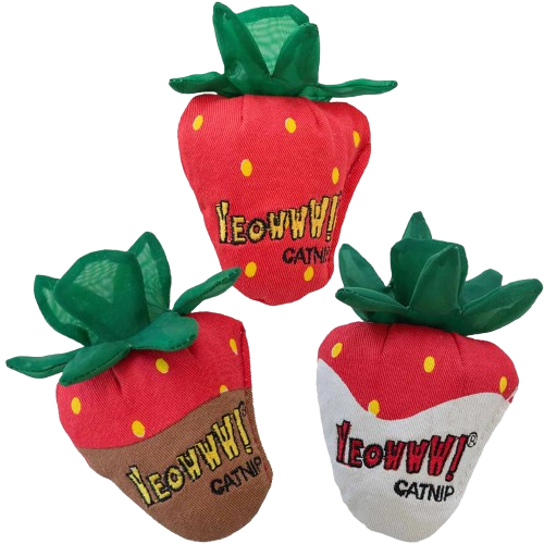 Yeowww! Catnip Strawberry Red 1 stk