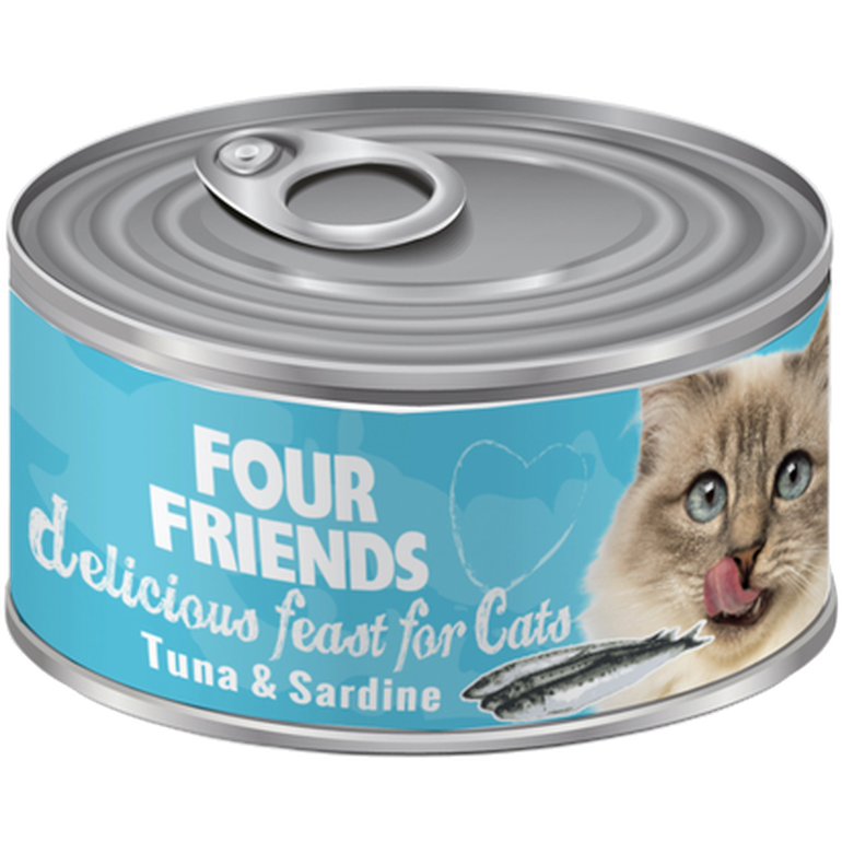 FourFriends Katt Adult Tuna & Sardine 85g i boks